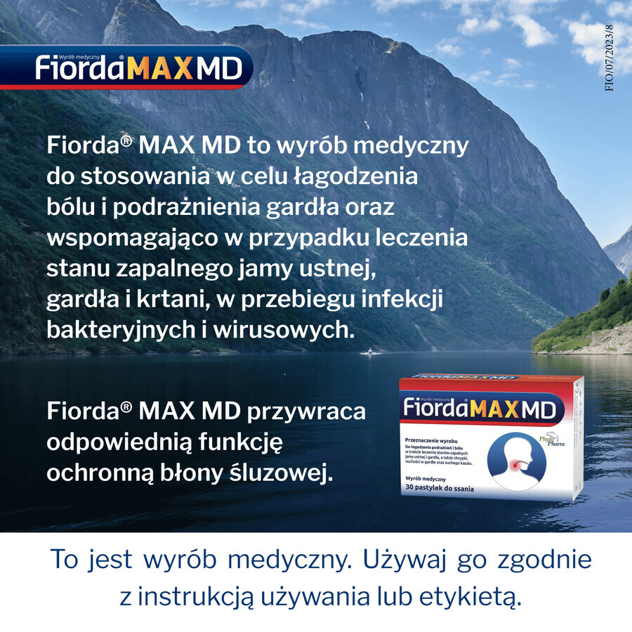 Fiorda Max MD, 30 pastillas