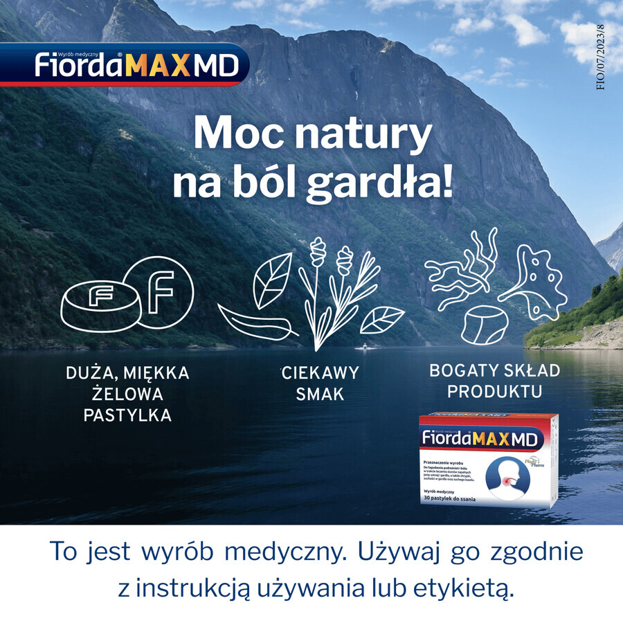 Fiorda Max MD, 30 pastillas