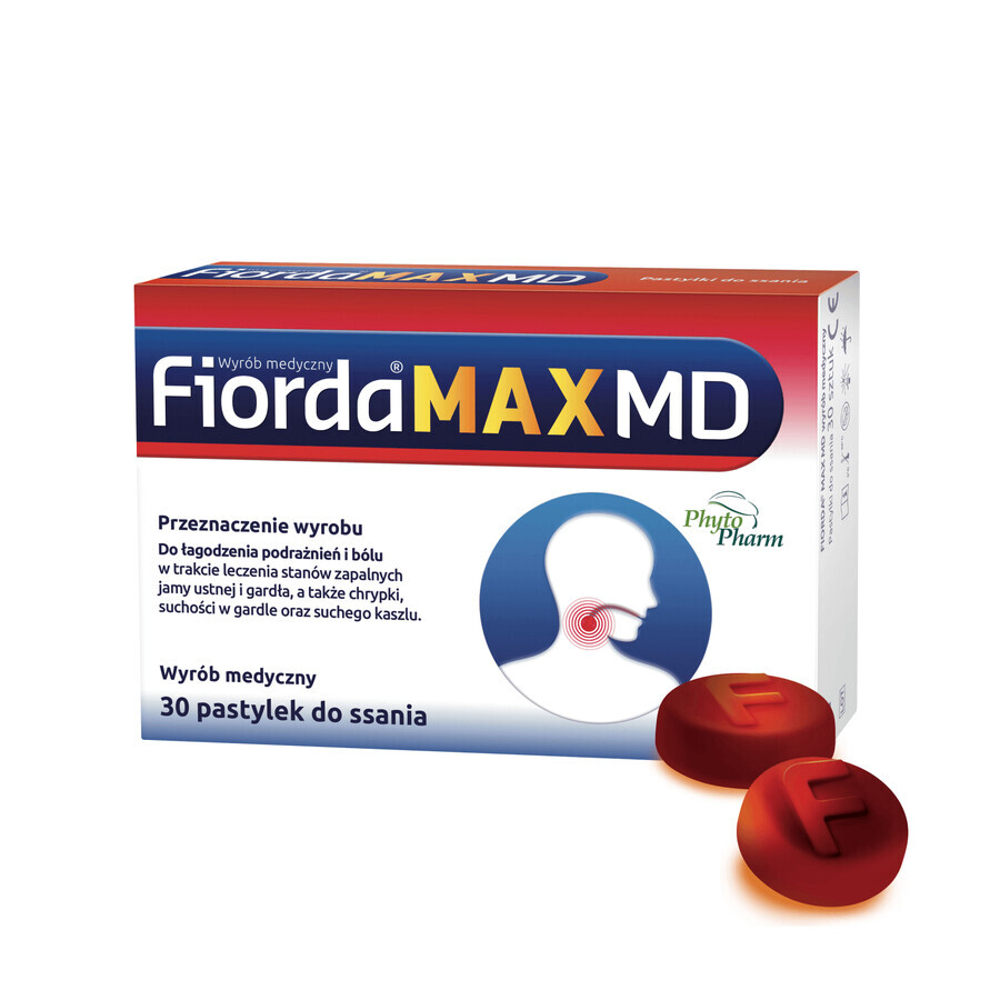 Fiorda Max MD, 30 pastillas