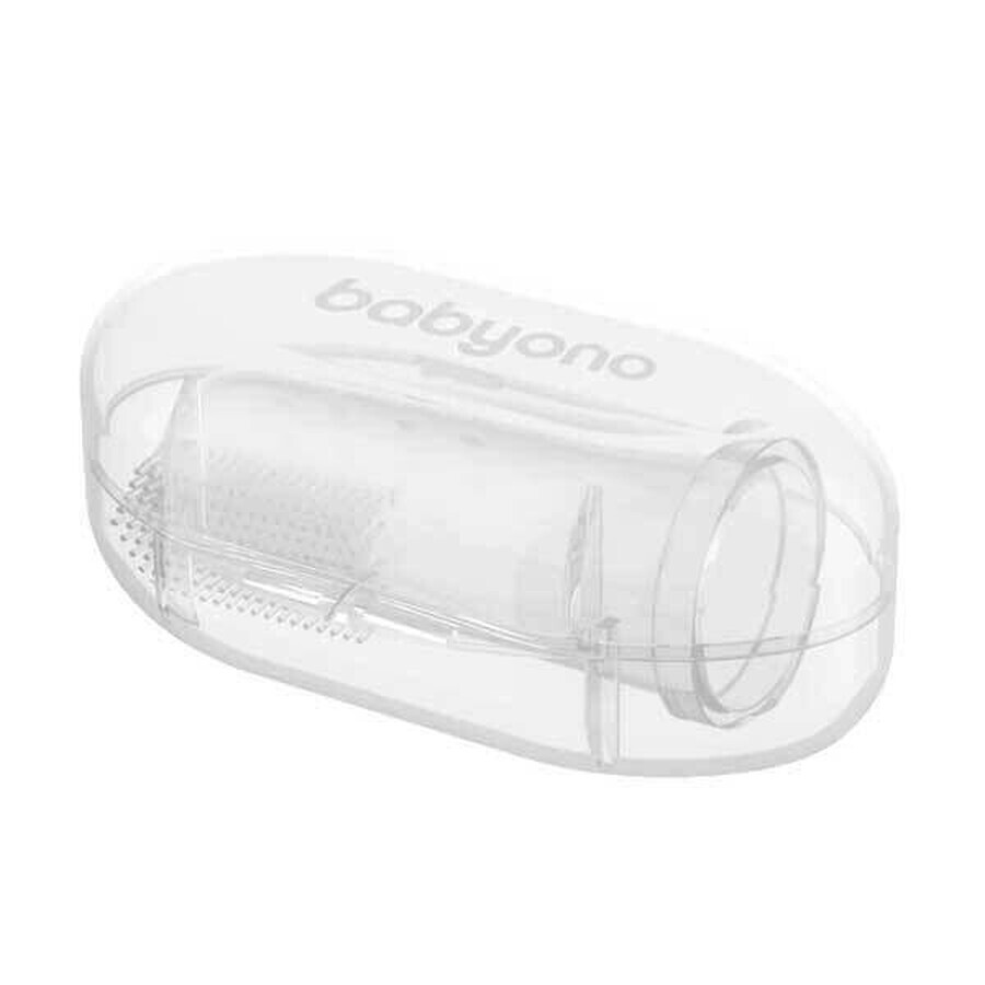 BabyOno, cepillo de dientes para dedos, silicona, 723/01, 1 pieza