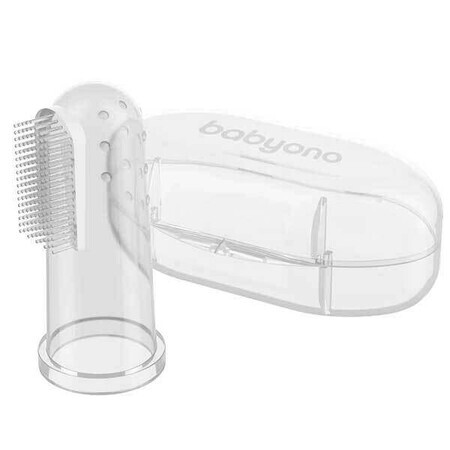 BabyOno, cepillo de dientes para dedos, silicona, 723/01, 1 pieza