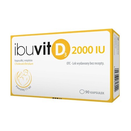 Ibuvit D3 2000 IE, 90 capsules