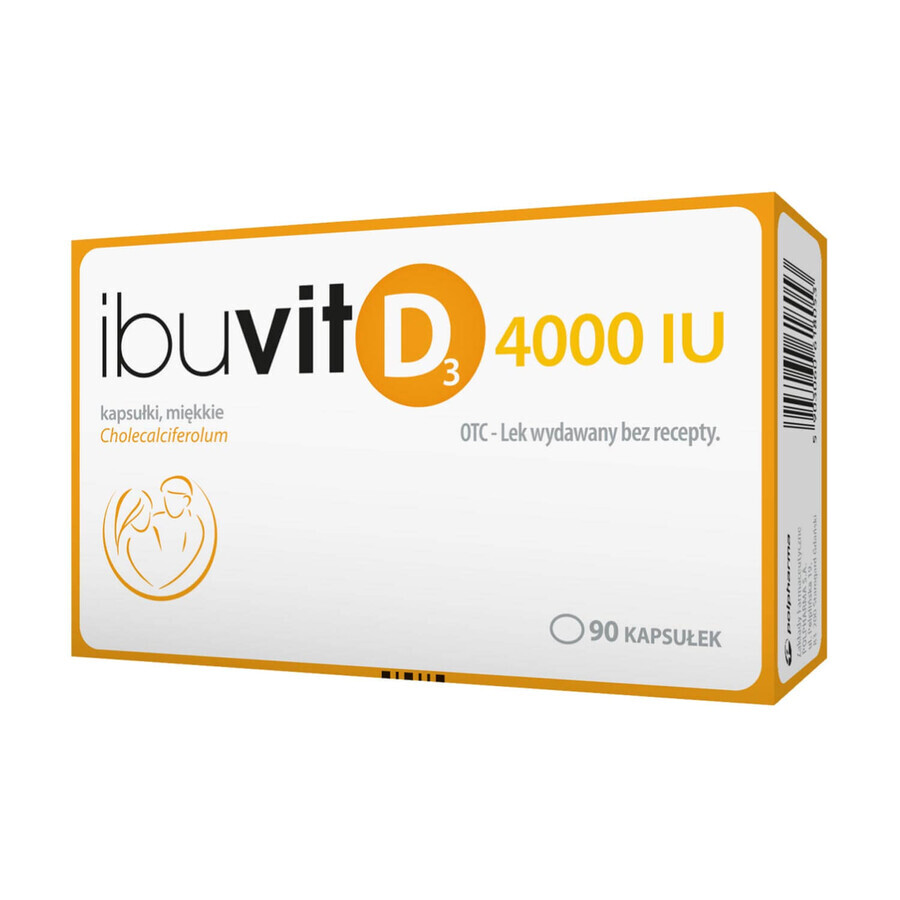 Ibuvit D3 4000 UI, 90 capsule