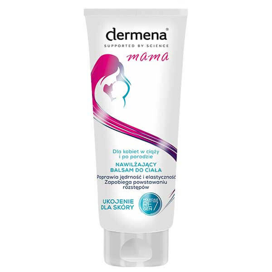 Dermena mama, lait hydratant pour le corps, pour femmes enceintes et postnatales, 200 ml