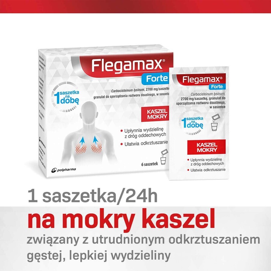 Flegamax Forte 2,7g, 6 Portionsbeutel