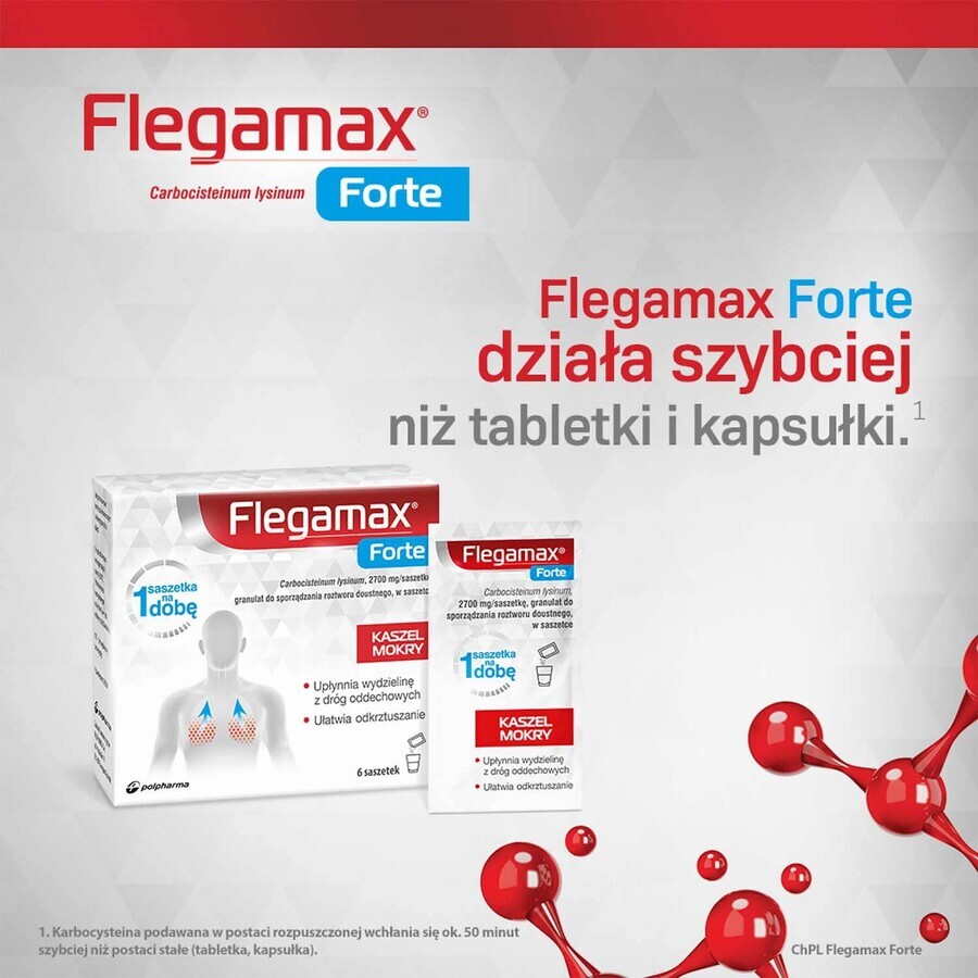 Flegamax Forte 2,7g, 6 Portionsbeutel