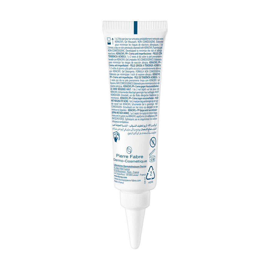 Ducray Keracnyl PP+, cream against imperfections, 30 ml