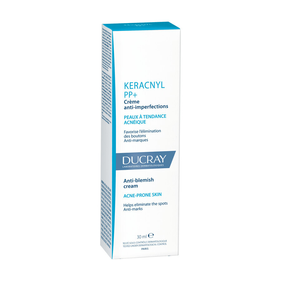 Ducray Keracnyl PP+, cream against imperfections, 30 ml