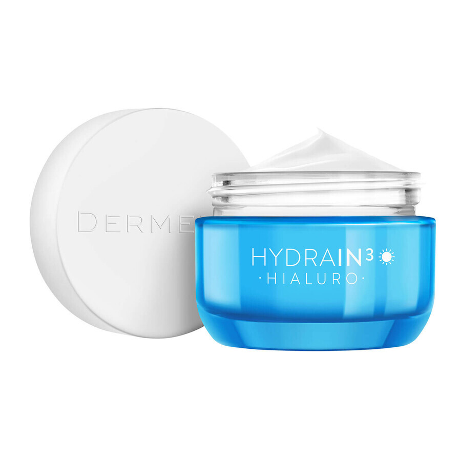 Dermedic Hydrain 3 Hialuro, crema hidratante profunda, piel sensible, seca y deshidratada, 50 ml