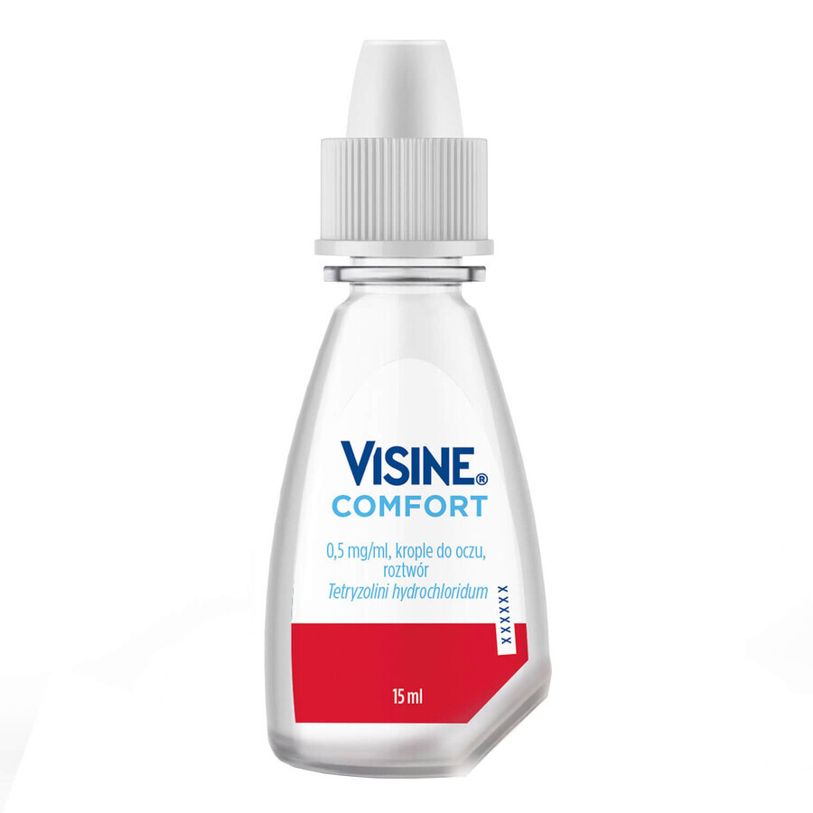 Visine Comfort 0,5 mg/ml, collyre, solution, 15 ml