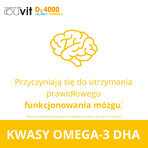 Ibuvit D3 4000 + K2 MK-7 Omega 3, 30 cápsulas blandas