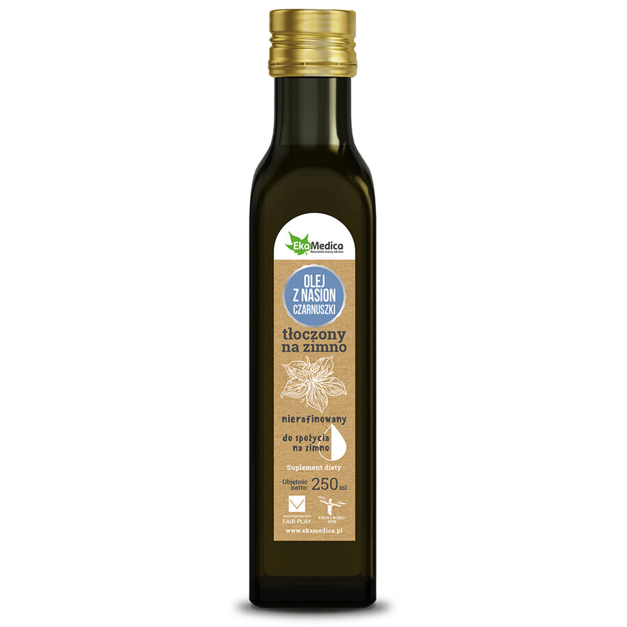 EkaMedica Olio di semi di nigella spremuto a freddo, 250 ml