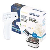 Novama 4Head kit, non-contact infrared thermometer + Pulmoxi, pulse oximeter