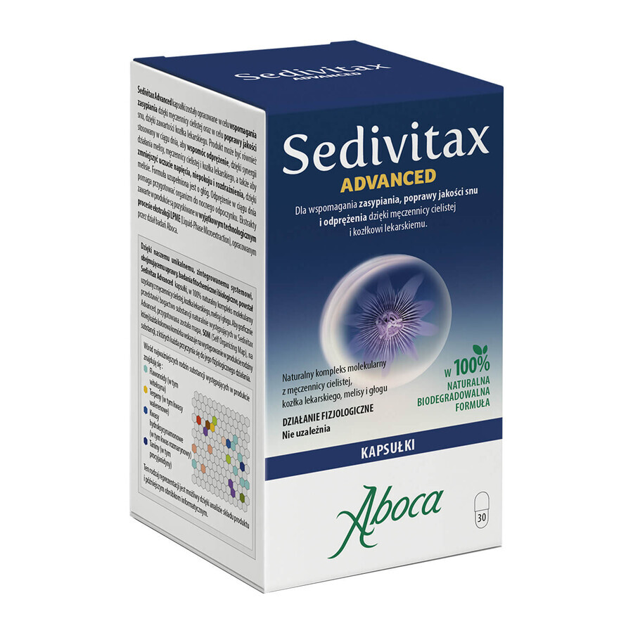 Sedivitax Advanced, 30 gélules