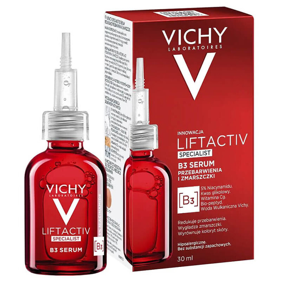 Vichy Liftactiv Specialist B3, sérum pour réduire la décoloration et les rides, 30 ml