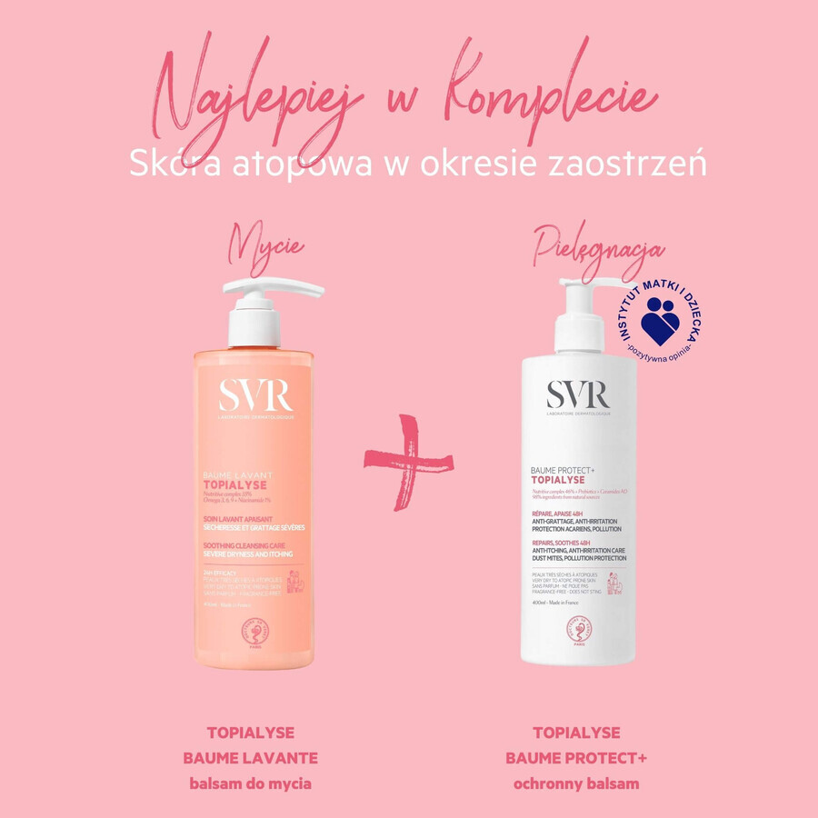 SVR Topialyse Baume Protect+, bálsamo protector, 400 ml