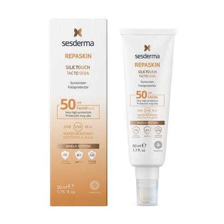 Sesderma Repaskin Silk Touch, sun protection for the face, SPF 50, 50 ml