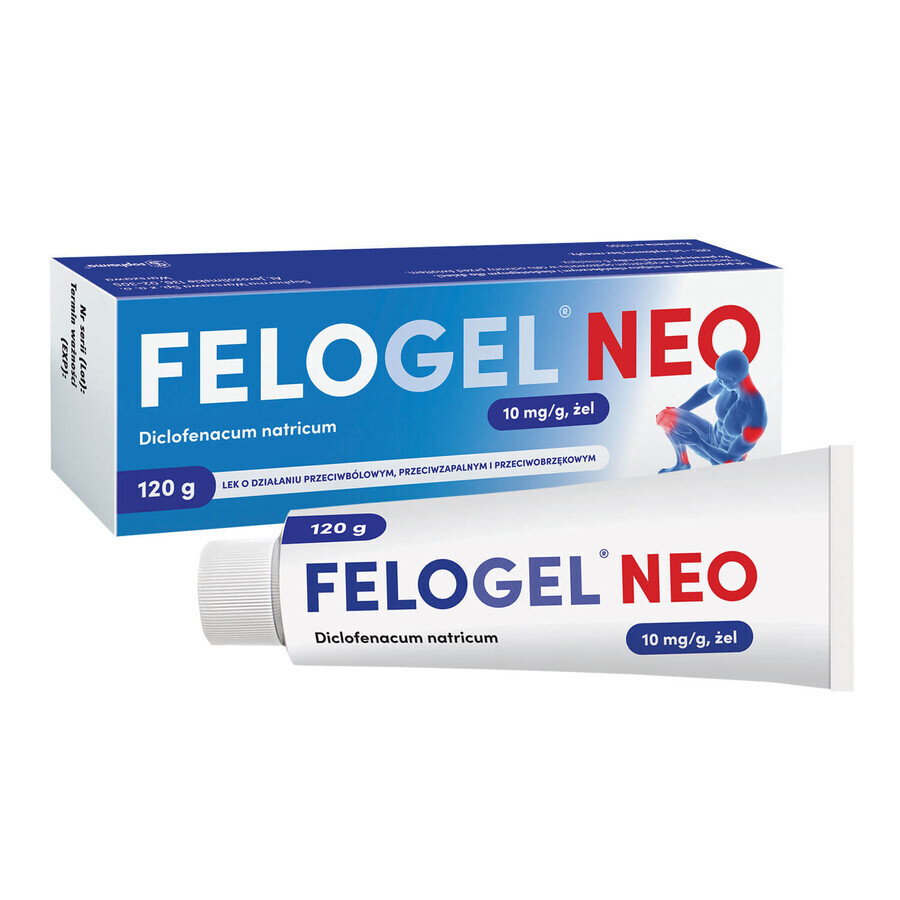 Felogel Neo, 10 mg/g, gel, 120 g