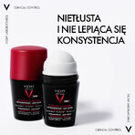 Vichy Homme Clinical Control, antitranspirante roll-on para hombre, protección 96 horas, 50 ml