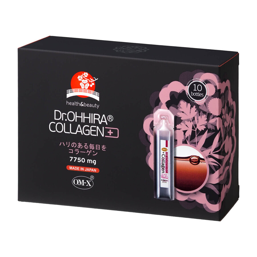 Dr. Ohhira Collagen+, flüssiges Kollagen zum Trinken, 10 Fläschchen