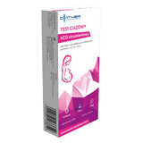 Diather, streaming hCG pregnancy test, sensitive 25 mIU/ml, 1 pc