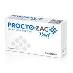 Procto-Zac Relief, supositorios rectales, 10 unidades