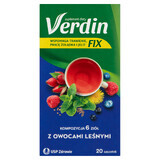 Verdin Fix con frutas del bosque, 20 bolsitas