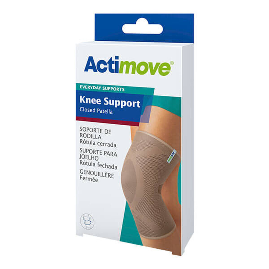 Actimove Everyday Supports, Kniestütze mit Patellaschutz, beige, Größe L, 1 Stück