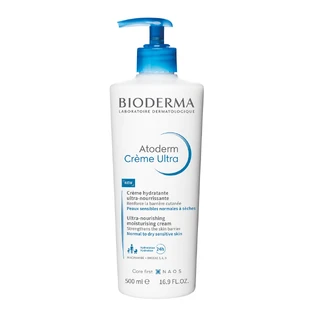Bioderma Atoderm Creme Ultra, crema hidratante corporal ultranutritiva, pieles normales, secas y sensibles, 500 ml