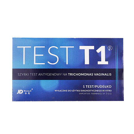 JD Biotech Test T1, snelle antigeentest voor Trichomonas vaginalis, 1 stuk