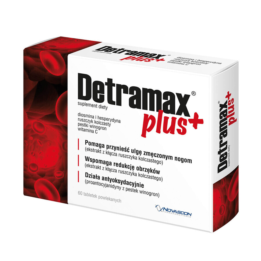 Detramax Plus, 60 compresse rivestite con film