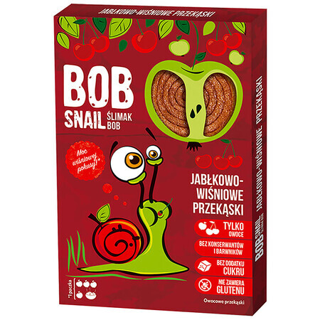 Bob Snail Roll Collation aux fruits, pomme, cerise, 60 g