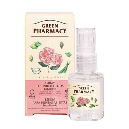 Green Pharmacy, sérum para puntas quebradizas, seda líquida, 30 ml