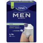 Tena Men Active Fit Pants, saugfähige Slips für Männer, Größe L/XL, 95-130 cm, Normal, 8 Stück