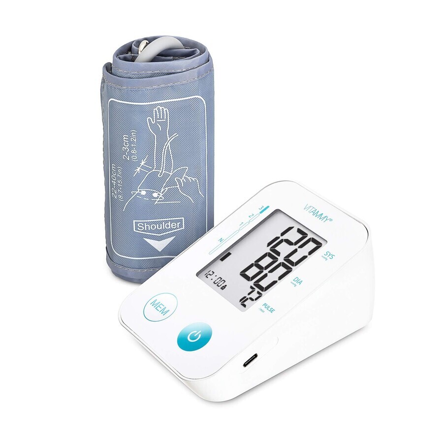 Vitammy Next Basic C03, blood pressure monitor for the upper arm, 1 pc