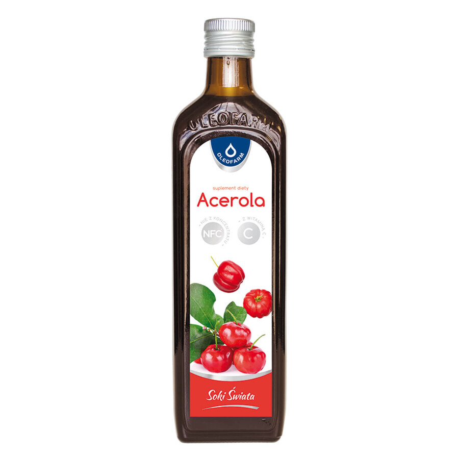 Oleofarm Sapjes van de Wereld Acerola met vitamine C, 490 ml