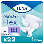 Tena Flex ProSkin, pañales, talla L, 83-120 cm, Maxi, 22 unidades