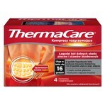 ThermaCare, heating compresses for the back and hips, 4 pieces