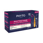 Phyto Phytocyane, tratamiento anticaída para mujer, ampollas de reacción, 12 piezas