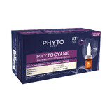 Phyto Phytocyane, tratamiento anticaída para mujeres, ampollas progresivas, 12 unidades