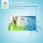 Opharm Baby Wipes, wet wipes, 99% water, 64 pieces