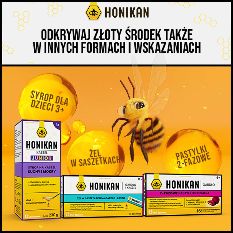 Honikan Tos, jarabe para niños a partir de 12 años y adultos, 230 g