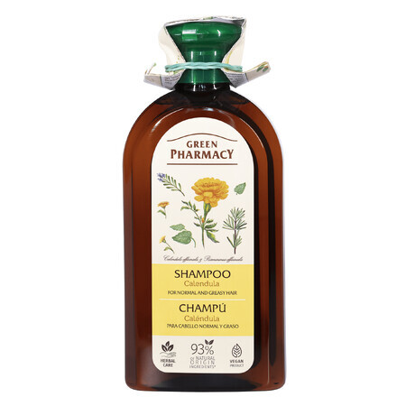 Green Pharmacy, shampoo for normal and oily hair, calendula, 350 ml