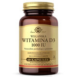 Solgar Vegan Vitamine D3 1000 IE, 60 capsules