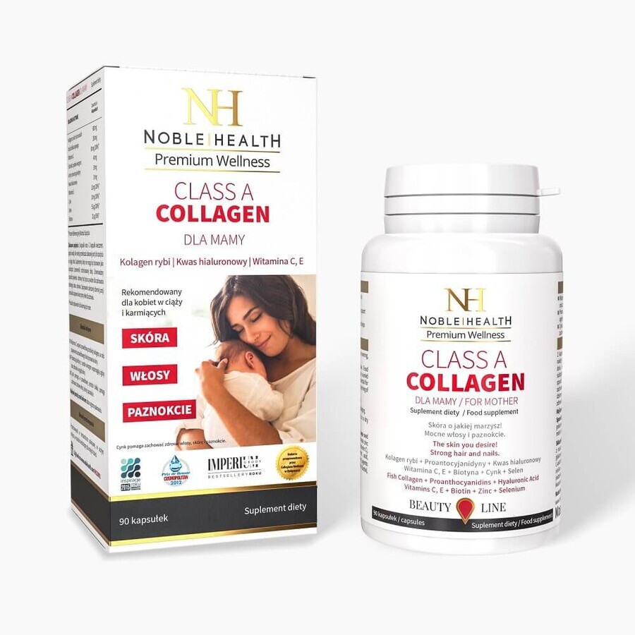 Colágeno Noble Health Clase A para mamá, 90 cápsulas