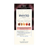 Phyto Phytocolor, tinte permanente para el cabello, 5.5 castaño caoba claro, 50 ml