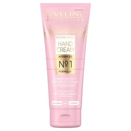 Eveline Cosmetics Crema extra rica para manos y uñas, 75 ml