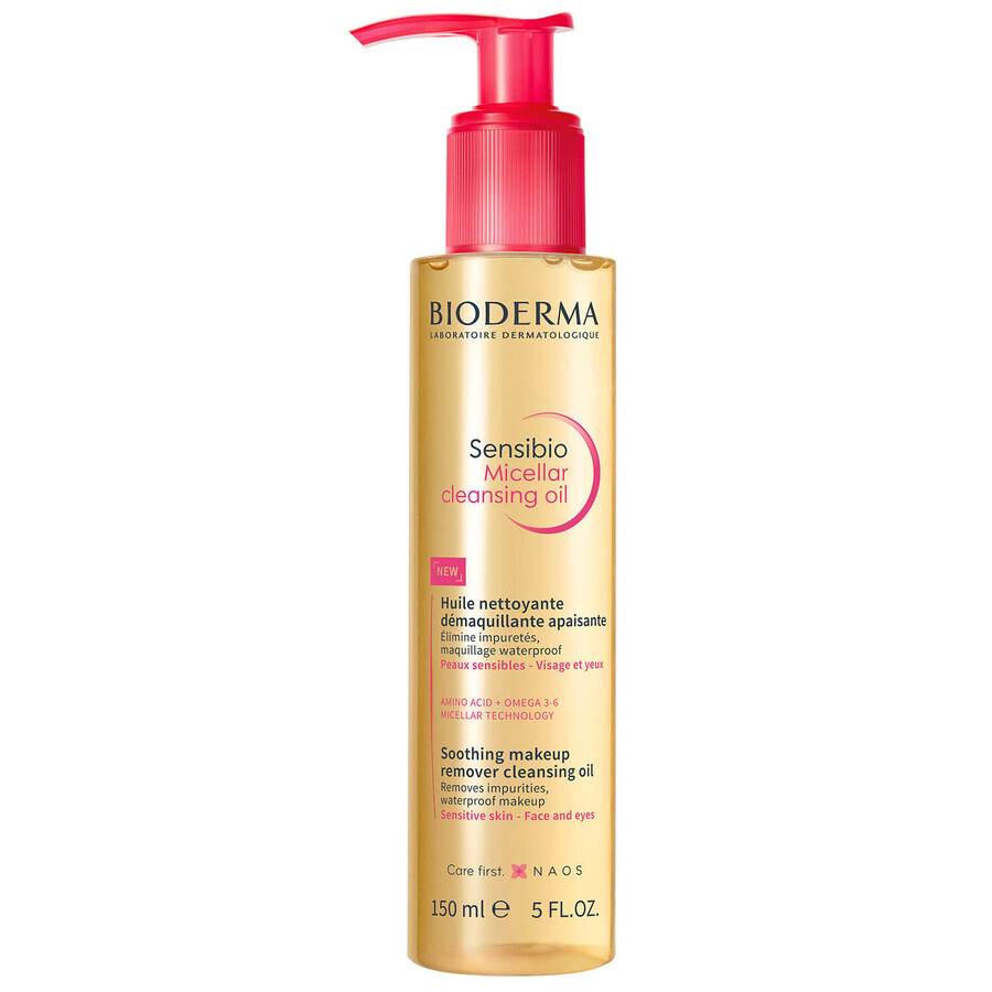 Bioderma Sensibio Micellar Cleansing Oil, beruhigendes mizellares Reinigungsöl, 150 ml