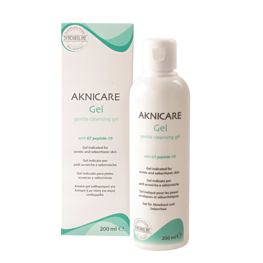 Synchroline Aknicare Gel, soluție de curățare, 200 ml