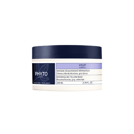 Phyto Purple, masque capillaire régénérant No Yellow, 200 ml